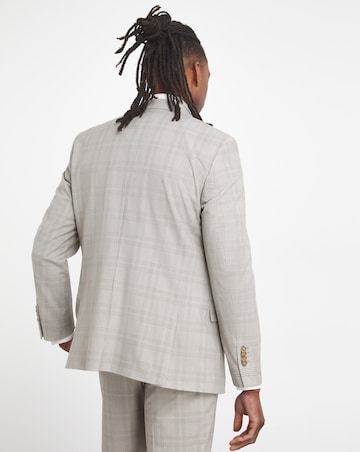 Tailored Check Suit Blazer