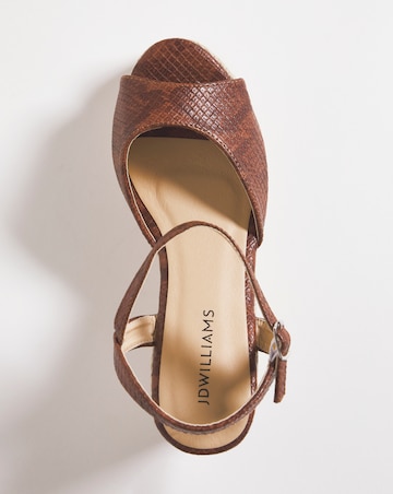 Peep Toe Espadrille - Extra Wide Fit (EEE)