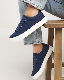 Busselton Lace Up Leisure Pumps - Wide Fit (E)