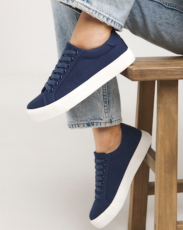 Busselton Lace Up Leisure Pumps Extra Wide EEE Fit