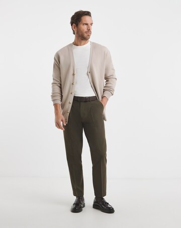 Tailored Tapered Pleat Front Trouser