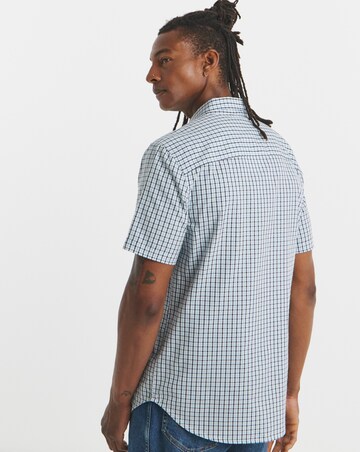 Short Sleeve Check Oxford Shirt Long