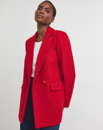 Boucle Double Breasted Blazer