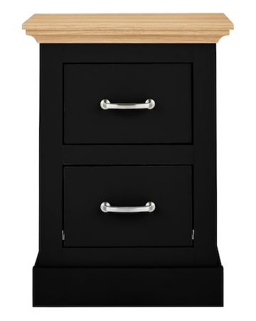 Julipa Ashford 2 Drawer Bedside Table