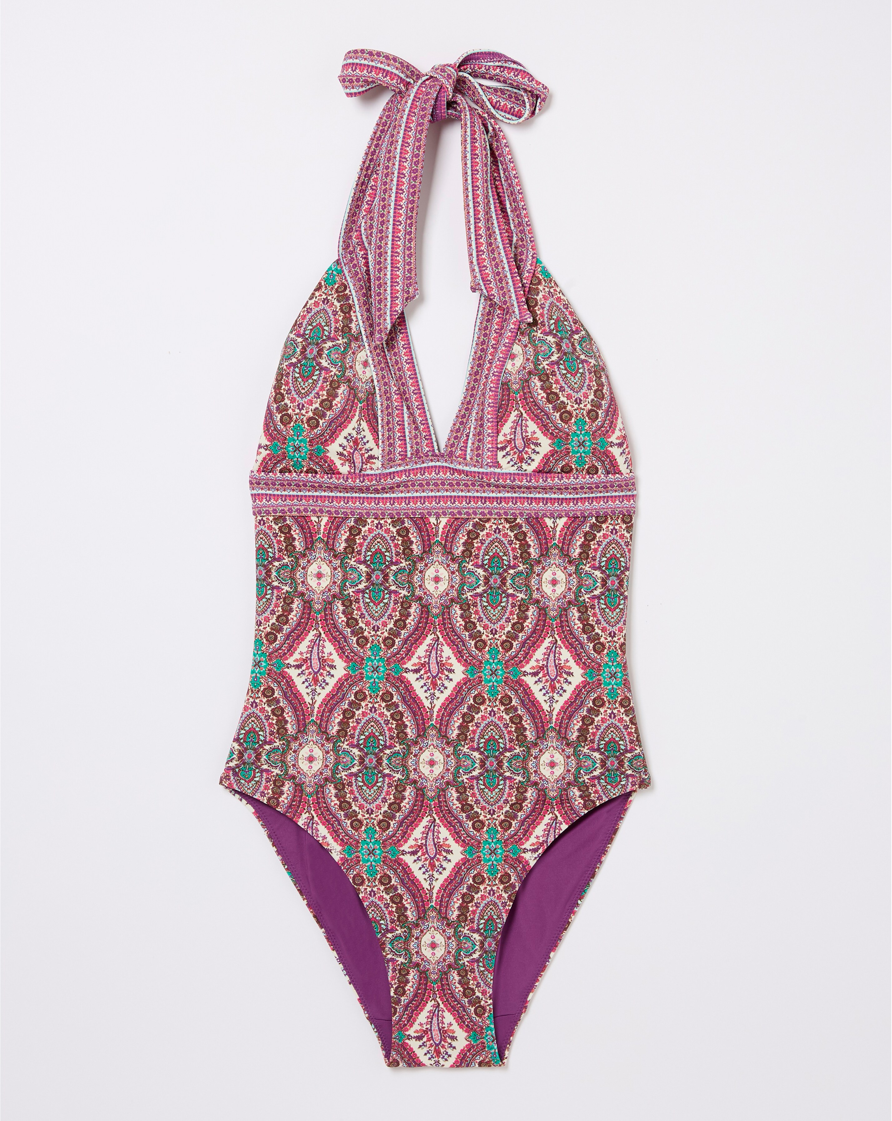【THE MOZZ】[Premium] Paisley Full One piece Brosza z Ogromnym lazurowym kryształem NEW 4073771 - Pakamera.pl