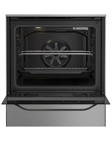 Hotpoint H6V5KMX/UK 60cm Electric Single Cooker with Multiflow - Stainless Steel