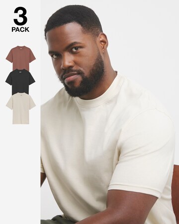 3 Pack Relaxed Fit T-Shirts