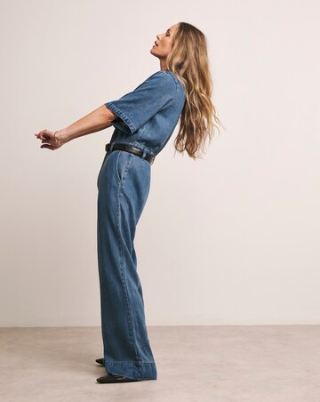 Anthology Mid Blue Lyocell Denim Jumpsuit