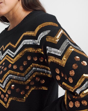 Sequin Fairisle Jumper