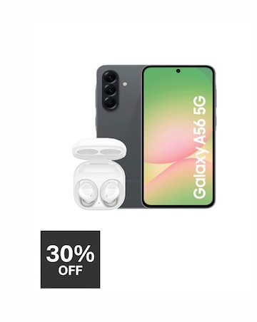 Samsung Galaxy A56 5G Awesome Graphite & Buds FE Bundle