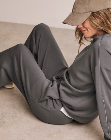 Anthology Steel Grey Wide Leg Joggers