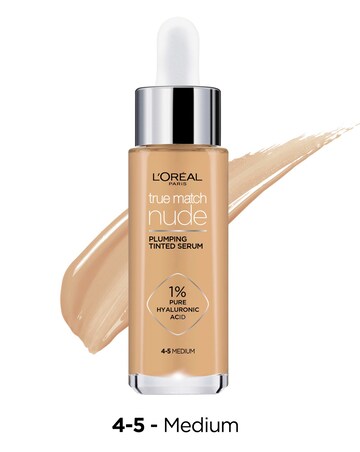 L'Oreal True Match Nude Plumping Tinted Serum Shade 4-5 Medium