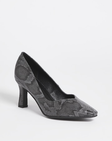 Heeled Court Shoe - Extra Wide Fit (EEE)
