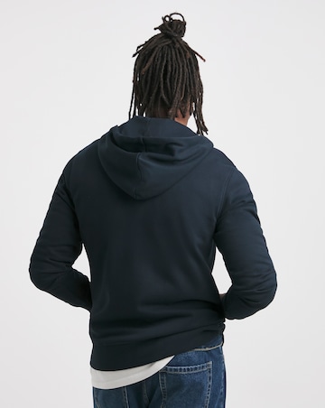 Full Zip Hoodie Long- Navy