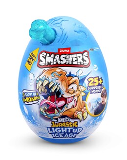 Smashers Dino Ice Age Light Up Surprise Unboxing Mega Egg