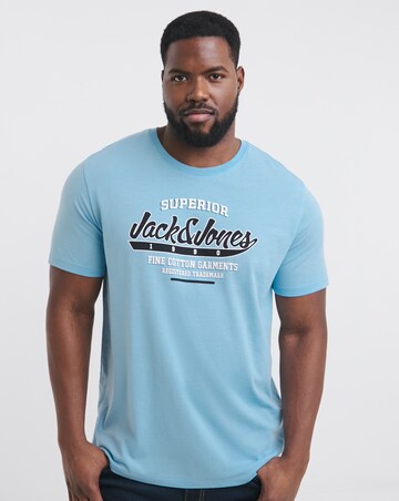 Jack & Jones Logo T-Shirt - Blue