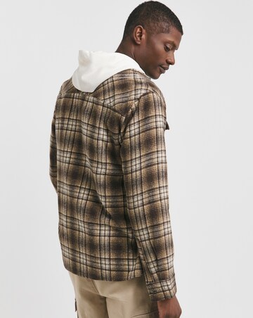 Double Pocket Check Overshirt