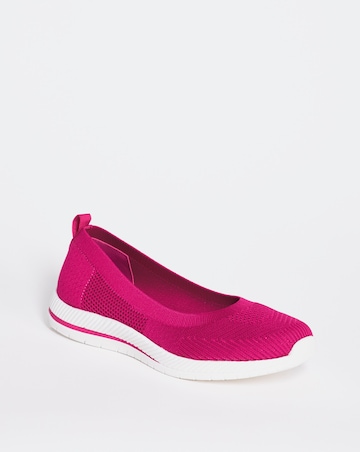 Cushion Walk Fly Knit Ballerina E Fit