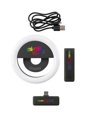 Mi-Mic Video Maker Kit with Microphone Hub & LED Ring Light USB-C