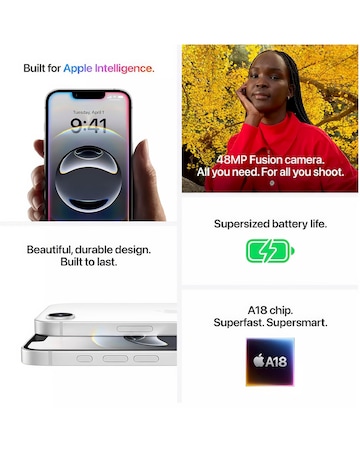 Apple iPhone 16e 128GB - Black