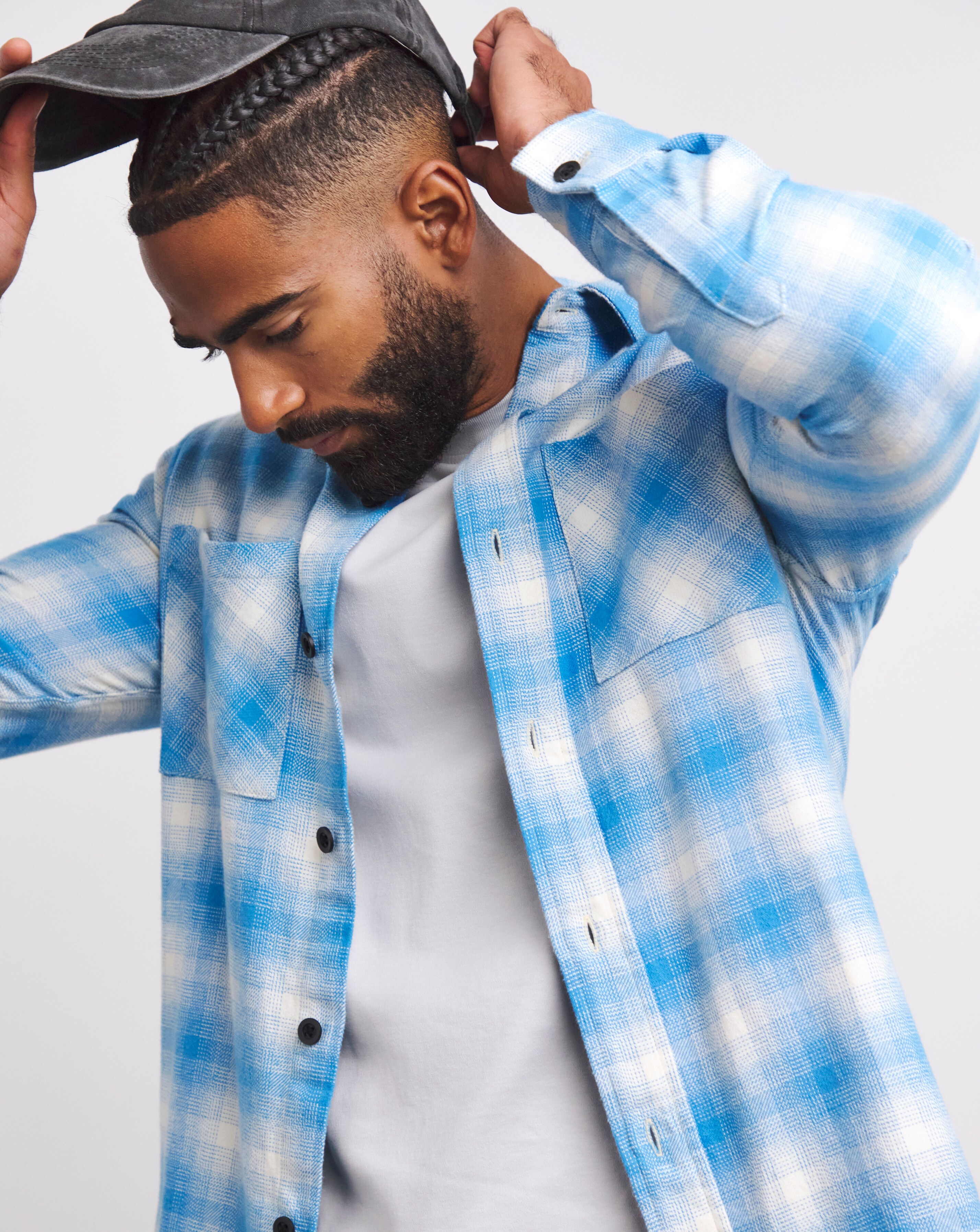 シャツ ASCLO Flannel Double Pocket Check Shirt (3color) Double Pocket Flannel Check Shirt | Marisota
