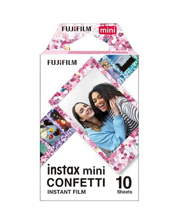 Fujifilm Wedding Bundle - Instax Mini 12, 10 Shot Confetti Film & Glitter Case