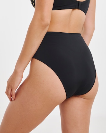 Pretty Secrets (2 Pack) Hannah Spot Mesh Brief Knickers Black/Wine