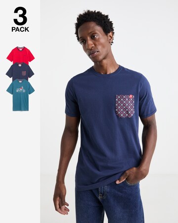 Joe Browns 3 Pack Long Length T-Shirts
