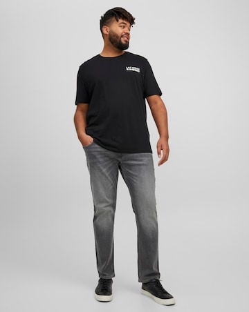 Jack & Jones Slim Tapered Fit Glenn Jeans In Washed Grey