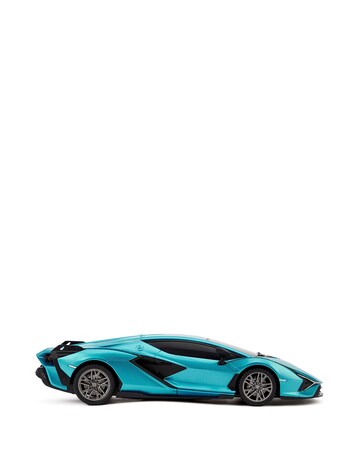 CMJ 1:24 Scale Lamborghini Sian Blue RC Car
