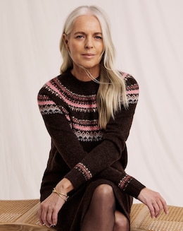 Julipa Fairisle Knitted Jumper Dress