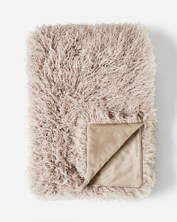 Mongolian Faux Fur Throw