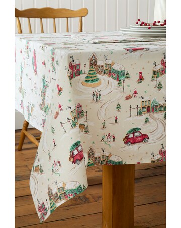 Christmas Town Table Cloth