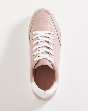 Lace Trainer with Star Detail E Fit