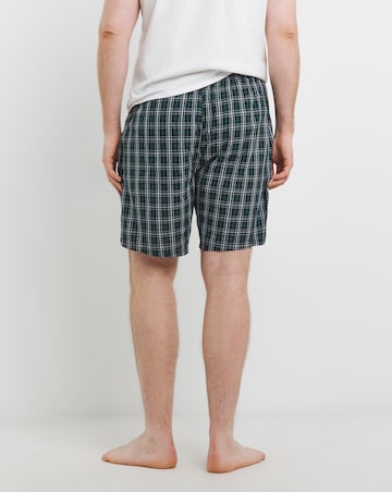 2 Pack Check Cotton Pyjama Shorts