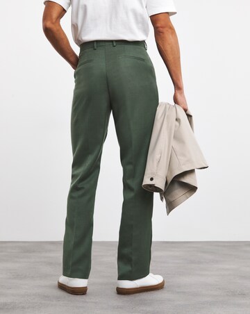 Linen Look Regular Fit Suit Trouser