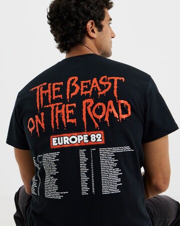 Iron Maiden Front/Back Graphic Band T-Shirt - Black