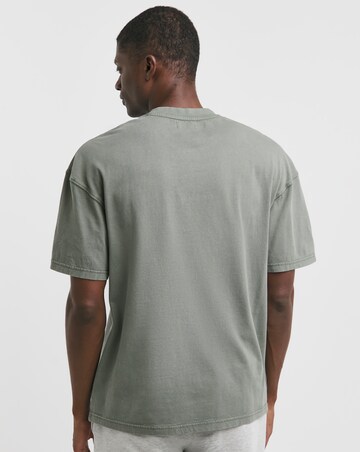 Vintage Wash Oversized Fit T-Shirt- Khaki