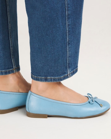 Eliza Basic Leather Ballerina Extra Wide EEE Fit