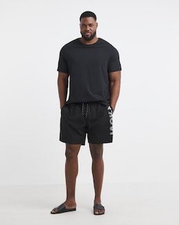 Jack &amp; Jones Maui Logo Swim Short - Black
