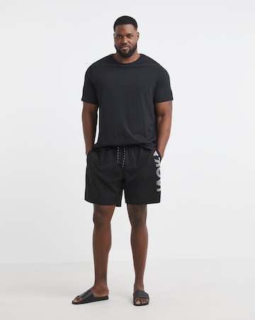 Jack & Jones Maui Logo Swim Short - Black