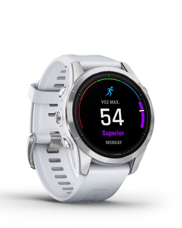 Garmin Epix Pro (Gen 2) 42mm Smart Watch - Silver with Whitestone Band