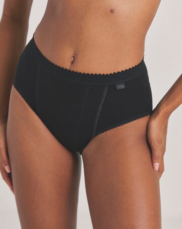 Sloggi (2 Pack) Light Control Cotton Tai Knickers Black