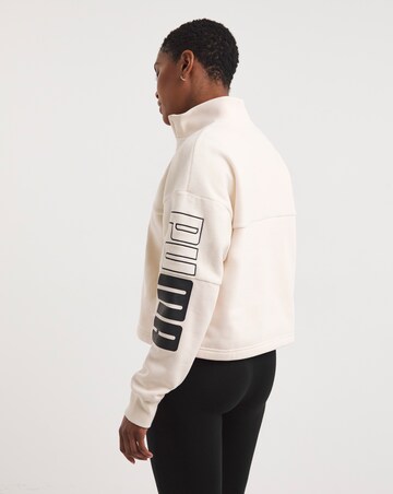 PUMA Colourblock High Neck Crew Sweatshirt