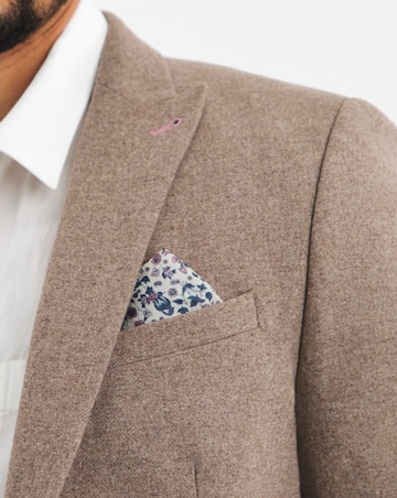 Oatmeal Donegal Regular Fit Suit Jacket