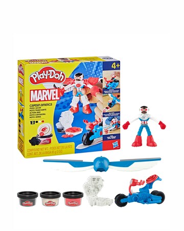 Play-Doh Marvel Playset Captain America Moto-Slicer