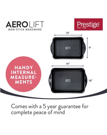 Prestige Aerolift Roast & Bake Twin Pack