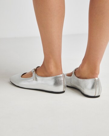 Virginia Mary Jane Flat Shoes - Extra Wide Fit (EEE)