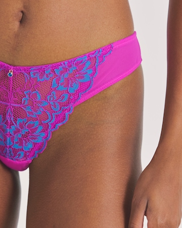 Ann Summers Sexy Lace Planet Two Tone Brazilian Pink/Blue