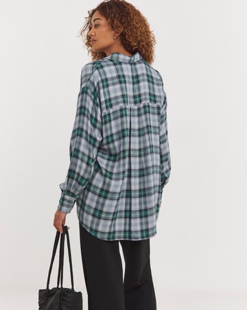 Check Oversized Shirt